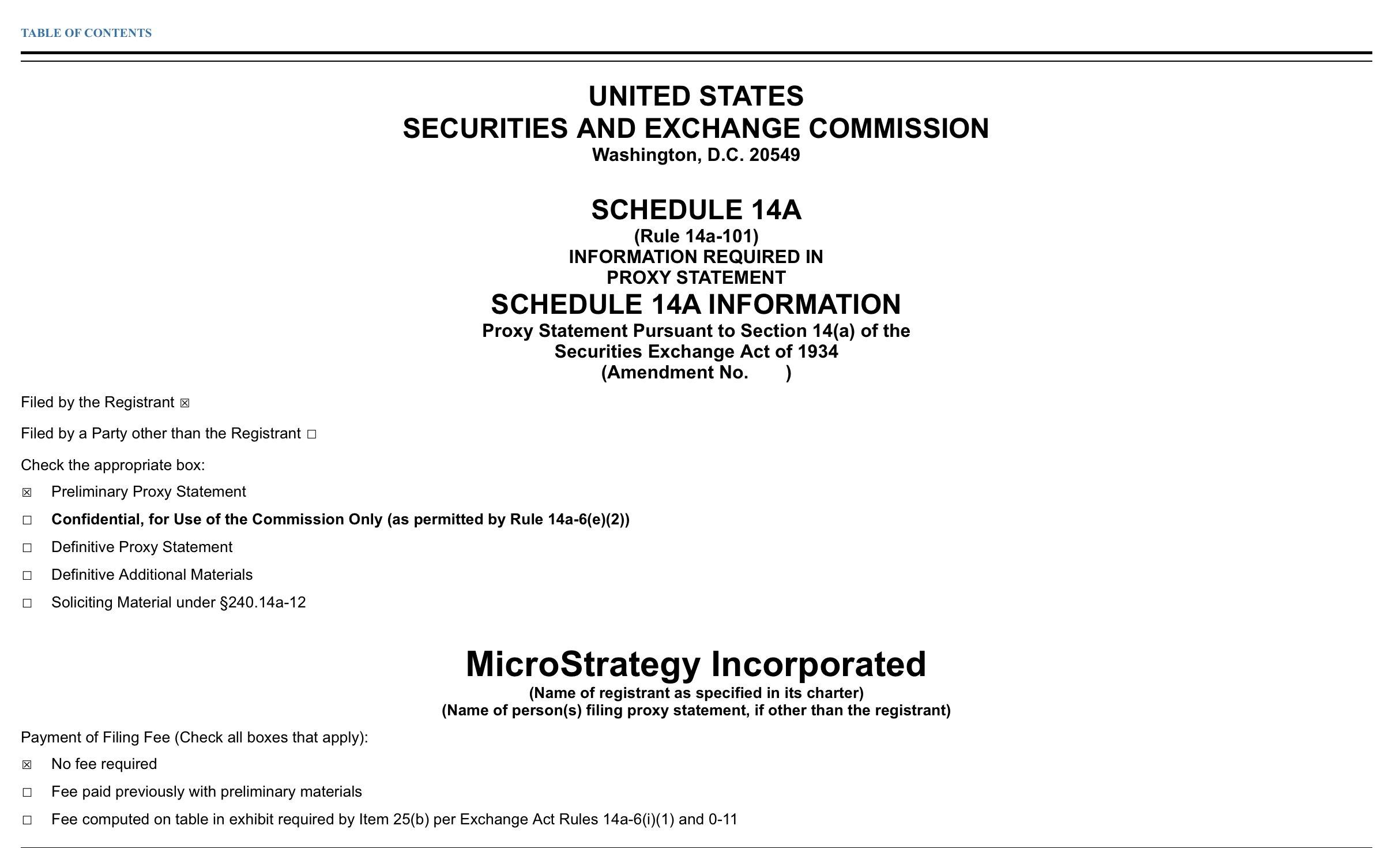 MicroStrategy股东讨论重新调整股票并加大比特币投资的新战略